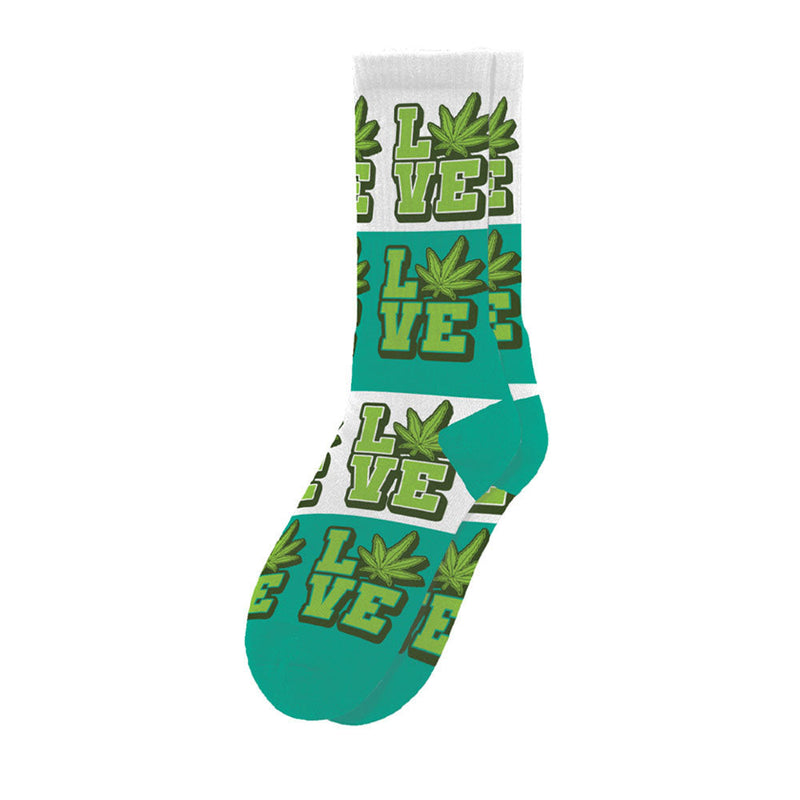 6PK - Blazing Buddies Socks - Love Hemp - Headshop.com