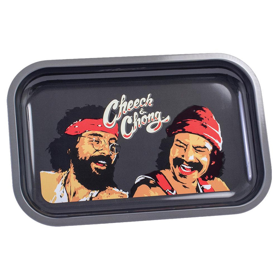 Cheech & Chong Metal Rolling Tray | Laughing Friends - Headshop.com