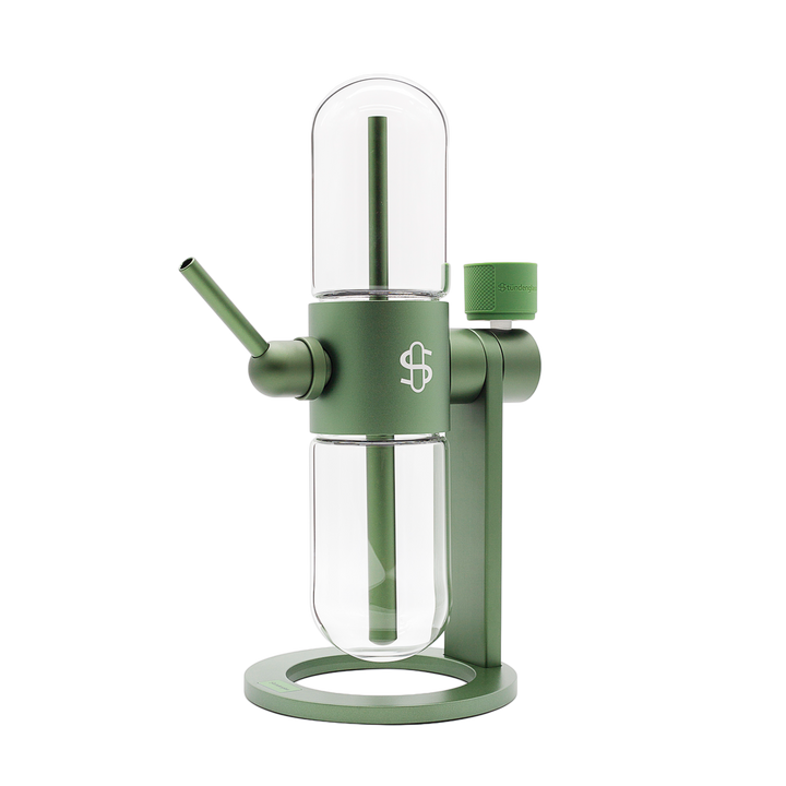 Stündenglass Gravity Infuser - Olive Green | 360° Gravity Hookah - Headshop.com