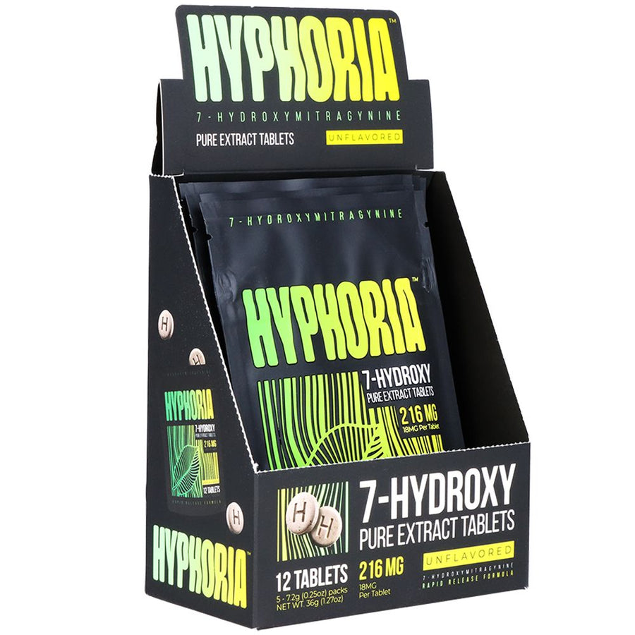 Hyphoria 7-Hydroxymitragynine Tablets - 18MG / 12pc 5ct - Headshop.com