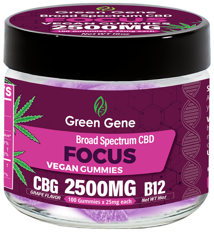 Green Genie Organic CBD Infused Mood Based Vegan Gummies - (625MG - 2500MG) - Headshop.com