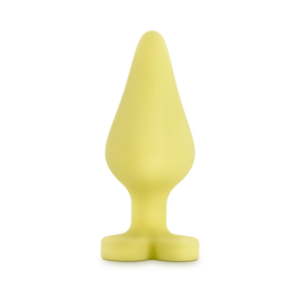 Play with Me Naughty Candy Hearts 'Spank Me' Anal Plug Yellow - Headshop.com