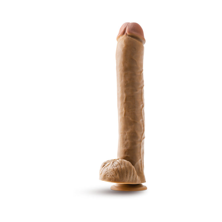 Dr. Skin Dr. Michael 14 in. Dildo with Balls Tan - Headshop.com