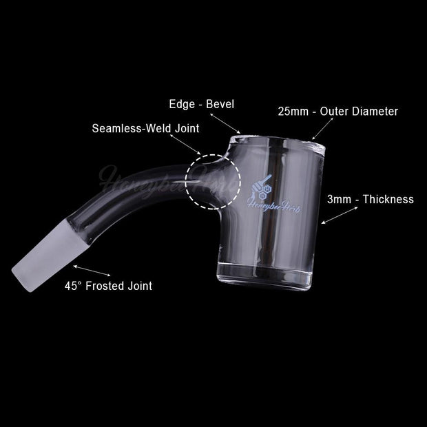 ORIGINAL BEVEL QUARTZ BANGER - 45° DEGREE | BL - Headshop.com