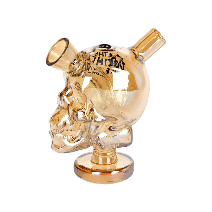 Death Row Records Skull Glass Blunt Bubbler | 2.75"