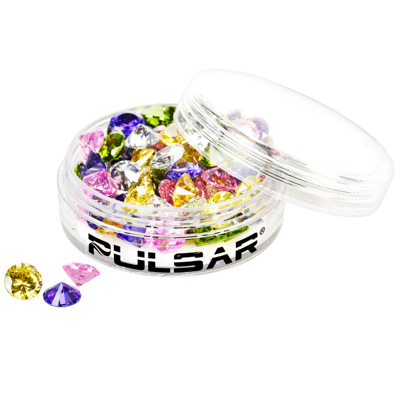 100PC JAR - Pulsar Diamond Cut Terp Pearls - Glass / Assorted - Headshop.com