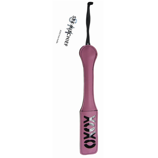 Sportsheets Sex & Mischief 'XOXO' Impression Paddle Pink - Headshop.com