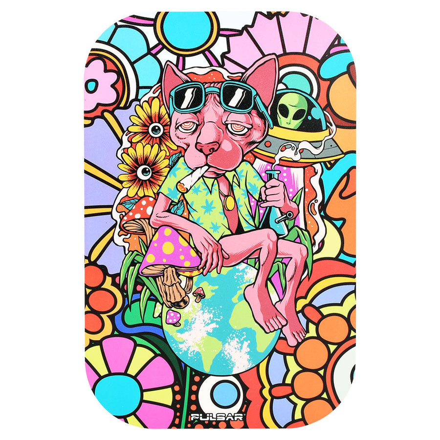 Pulsar Magnetic Rolling Tray Lid - 11"x7" / Chill Cat - Headshop.com