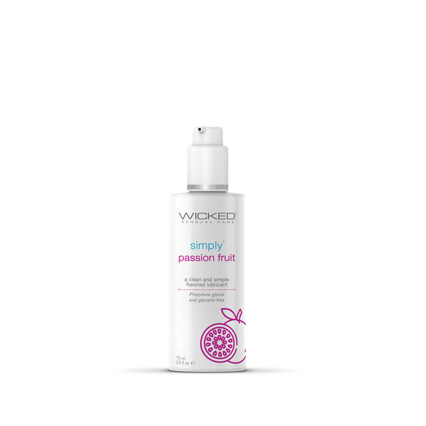 Simply Passion Fruit Flavored Water Based Lubricant 2.3 oz. - Headshop.com