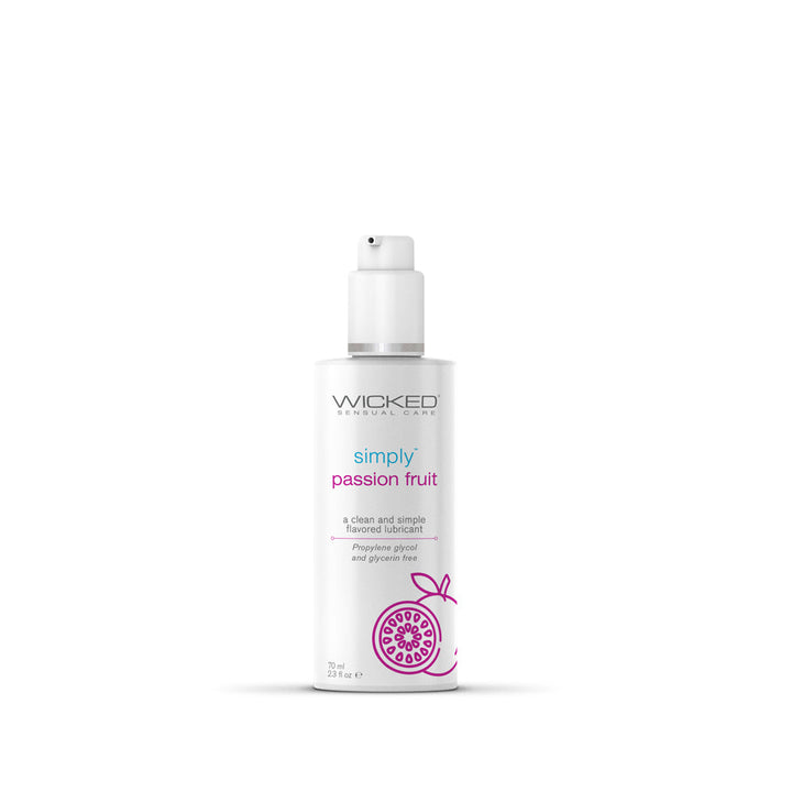 Simply Passion Fruit Flavored Water Based Lubricant 2.3 oz. - Headshop.com