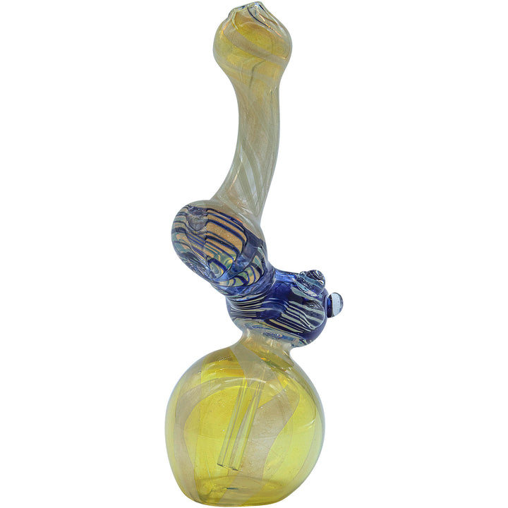 LA Pipes "Rake Bubb" Fumed Sherlock Bubbler Pipe (Various Colors) - Headshop.com