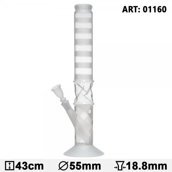 17" Trippy Sand Glass Bong Water Pipe - Headshop.com