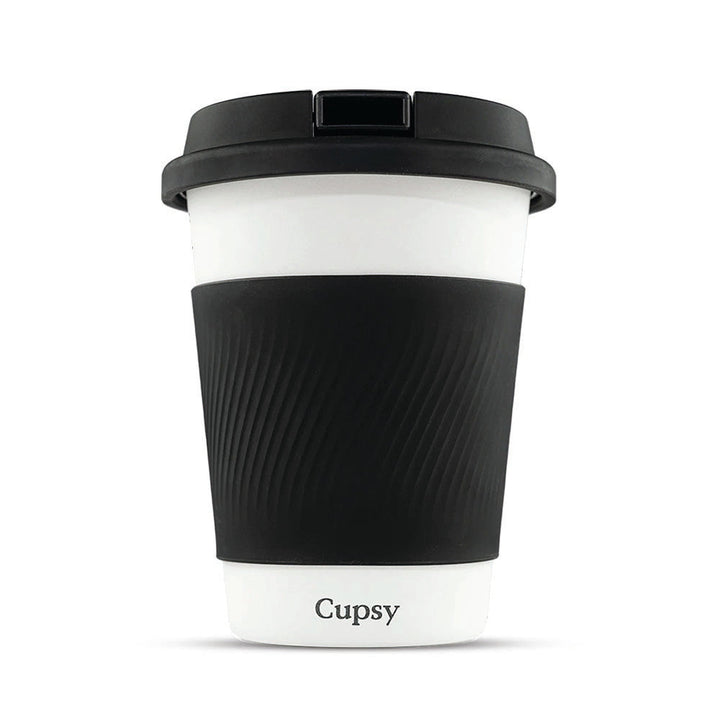 Puffco Cupsy Coffee Cup Water Pipe - 5" / Black - Headshop.com