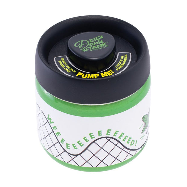 Fujima Dank Tank Vacuum Glass Jar - 4.2" / WEEEEED Roller Coaster - Headshop.com