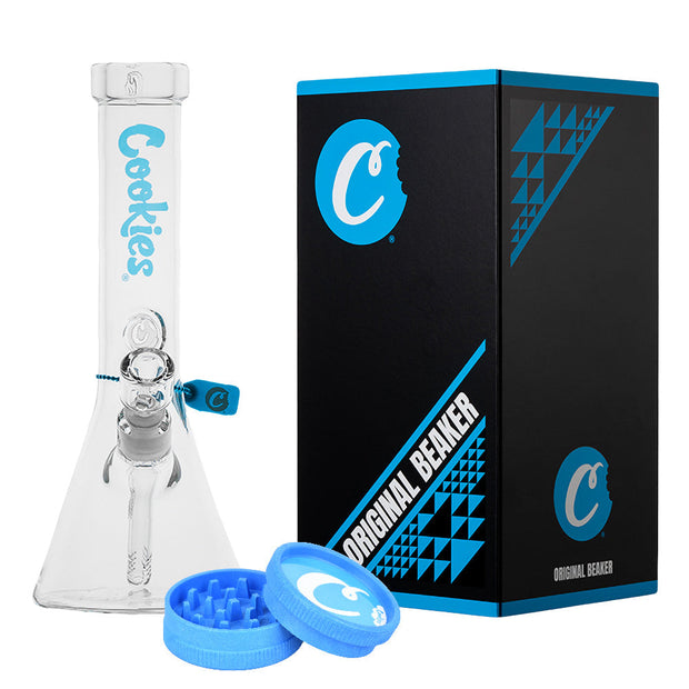 Cookies Original Beaker Glass Water Pipe | 13.25" | 14mm F - Headshop.com