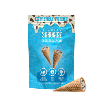 Diamond Shruumz Mushroom-Infused Cones | 2pk | 5pc Display - Headshop.com