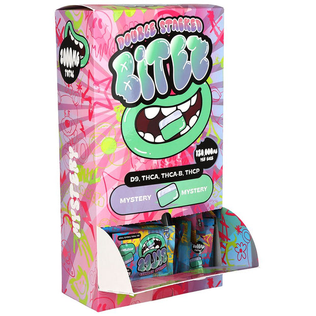 Double Stacked THC Bitez | 2000mg | 2pc | 60pk Display