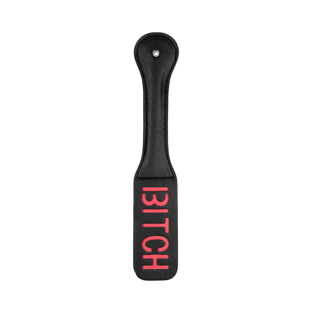 Ouch! 'Bitch' Paddle Black - Headshop.com