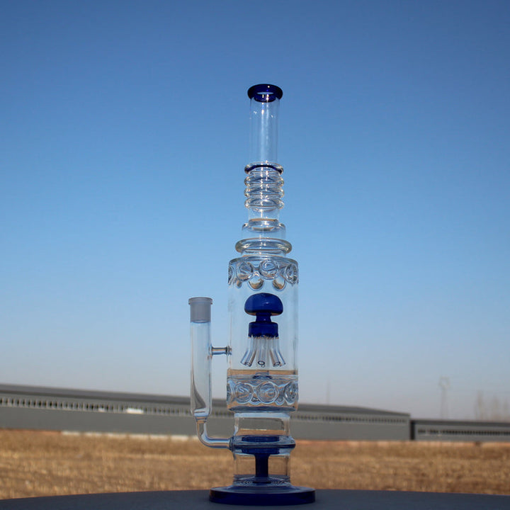 19.5" Jellyfish Sprinkler & Matrix Perc Glass Water Pipe - Headshop.com
