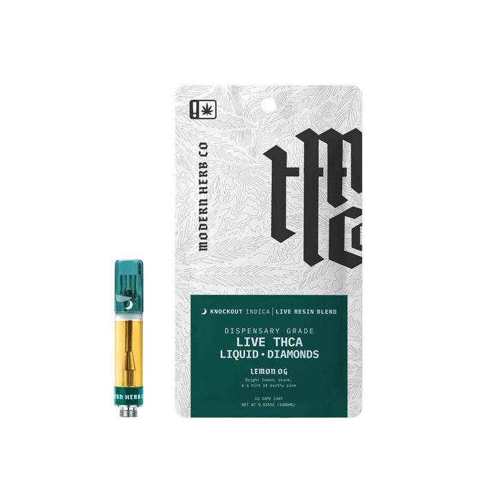 Modern Herb Co Liquid Diamonds THCA Cartridge - 1g 12ct - Headshop.com