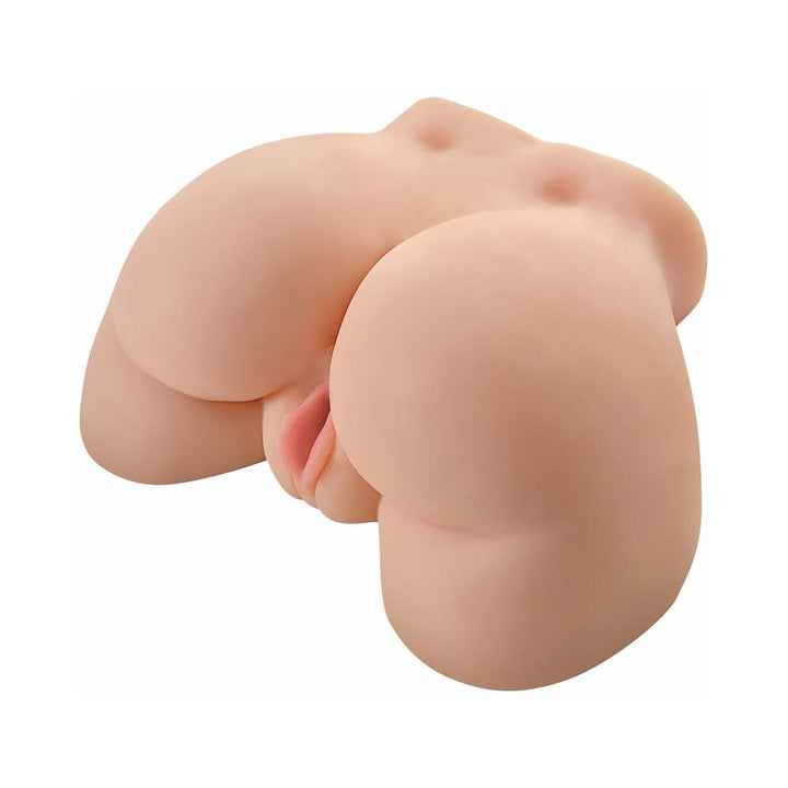 PDX Vibrating Ass Remote-Controlled Dual-Entry Masturbator Beige - Headshop.com