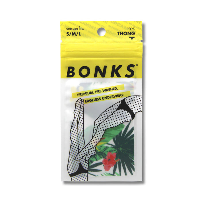 Bonks Tropic Like It's Hot Seamless Thong O/S - Headshop.com