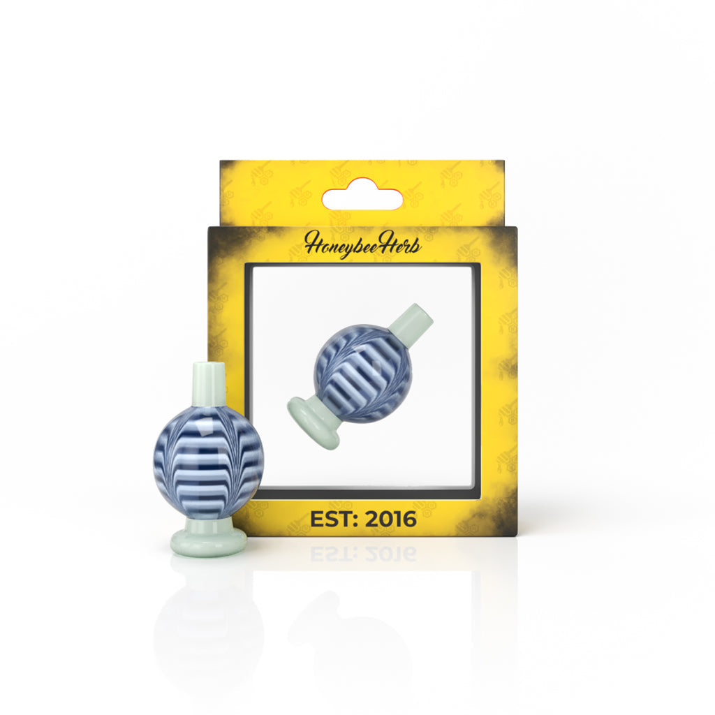 HoneyBee Herb Ribbon bubble Carb Cap - Headshop.com