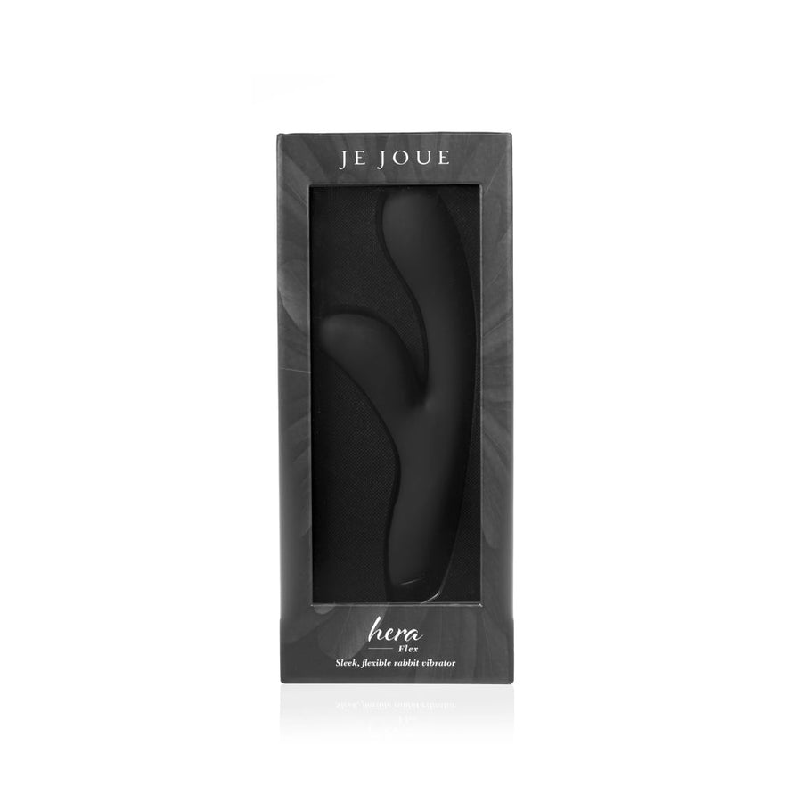 Je Joue Hera Flex Rechargeable Flexible Silicone Rabbit Vibrator Black - Headshop.com