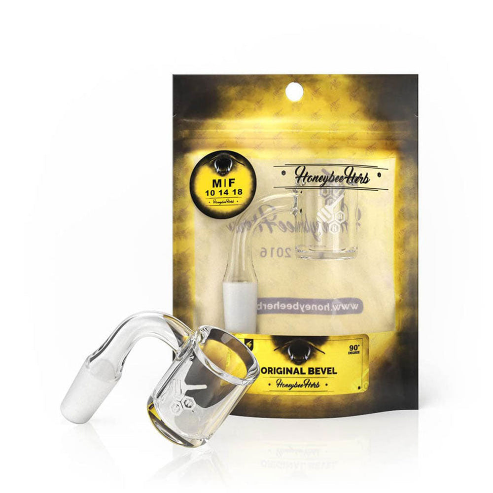 ORIGINAL BEVEL QUARTZ BANGER - 90° DEGREE | YL - Headshop.com