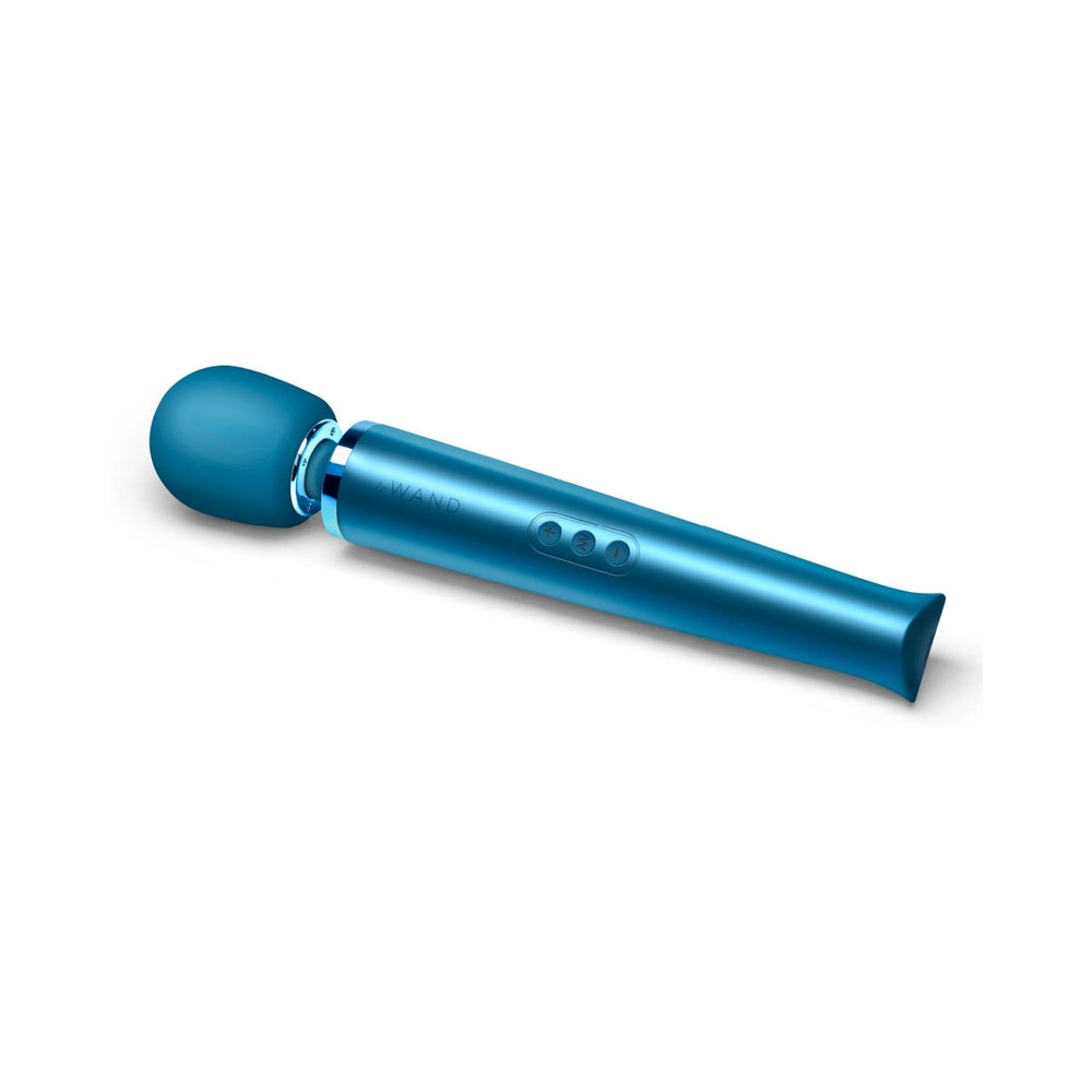 Le Wand Rechargeable Vibrating Massager Pacific Blue - Headshop.com
