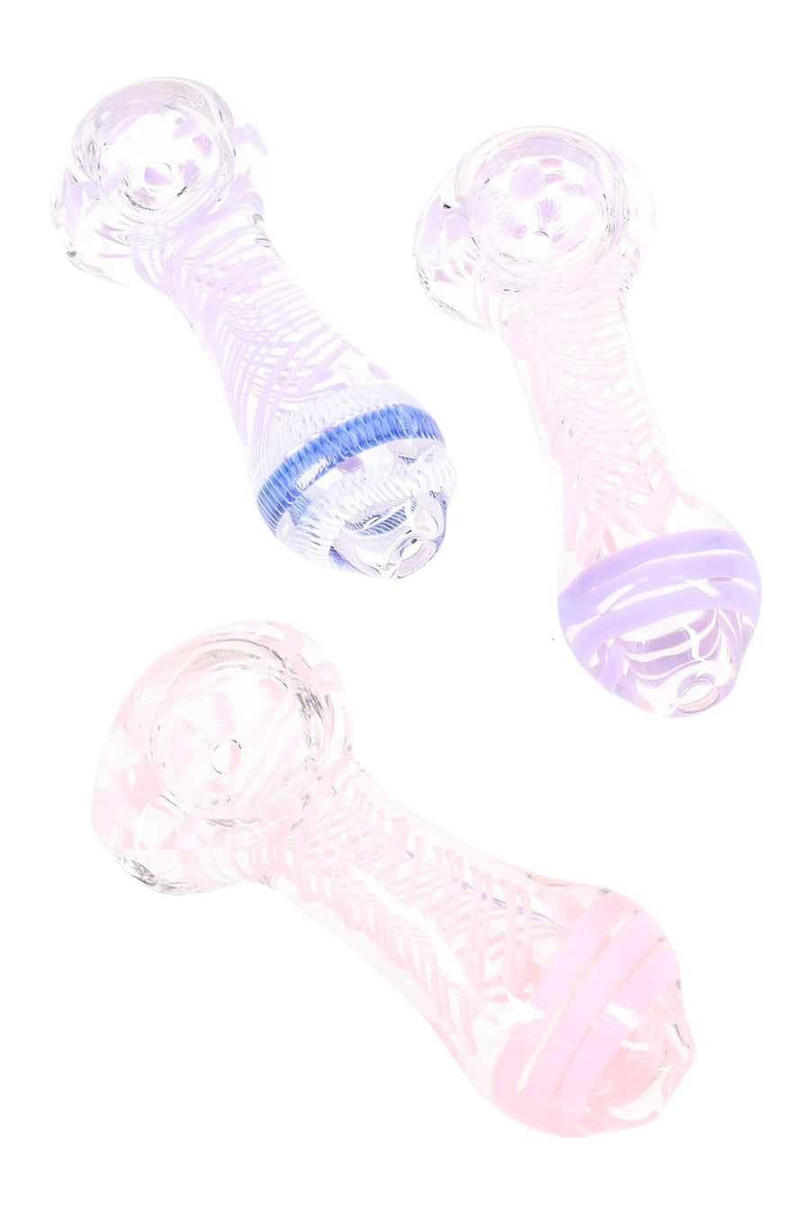 3″ Neon Dot Glass Spoon - Headshop.com