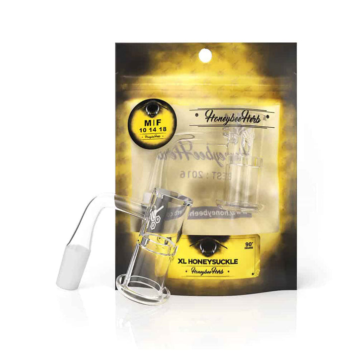 HONEYSUCKLE XL QUARTZ BANGER - 90° DEGREE | YL - Headshop.com