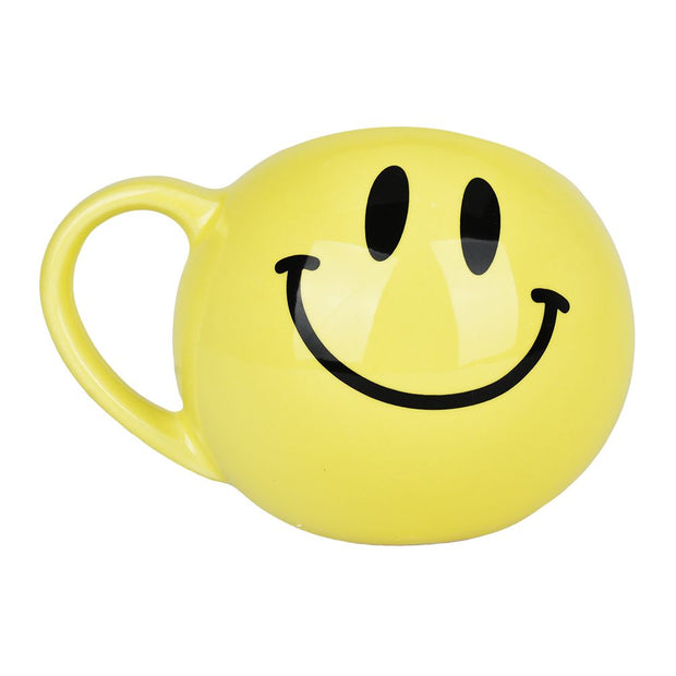 Smiley Face Ceramic Mug - 22oz - Headshop.com