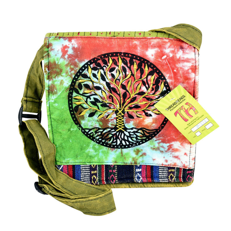 ThreadHeads Tie-Dye Tree of Life Shoulder Bag - Headshop.com