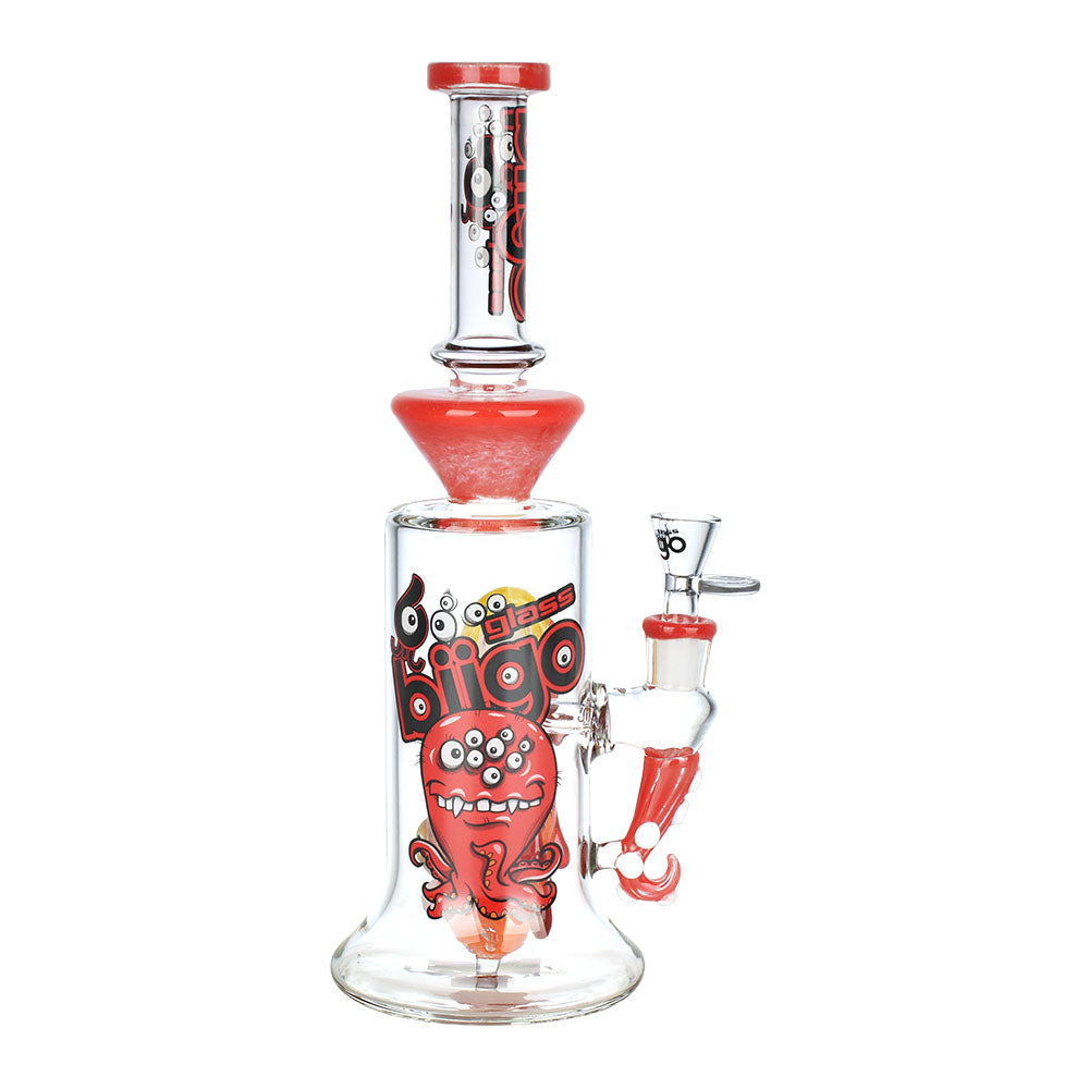 BIIGO Crazy Octopus w/ Eyeball Water Pipe - 12.25" / 14mm F - Headshop.com