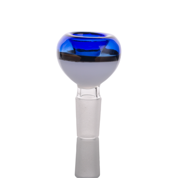 Blue Poke Ball Glass Bong Bowl - 14mm - Headshop.com