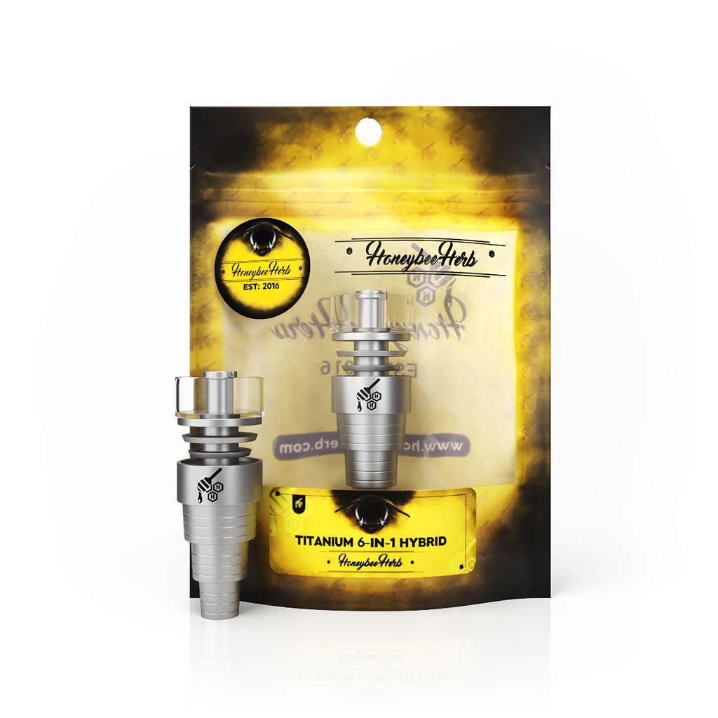 TITANIUM 6 IN 1 HYBRID DAB NAIL - Headshop.com