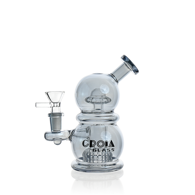 6" Mini Egg Dab Rig with Crown Perc | Croia Glass