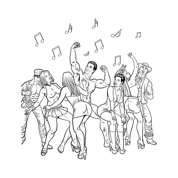 Bachelorette Party Coloring Book - Headshop.com