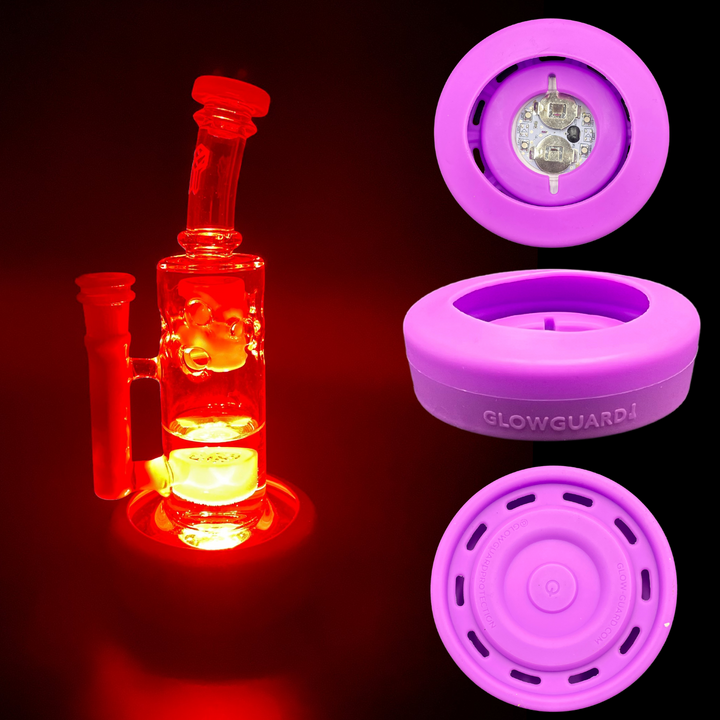 Bong Base Bumper USB Rechargeable 3in-4.25in Bases Silicone Fits Variety of Shapes - Headshop.com