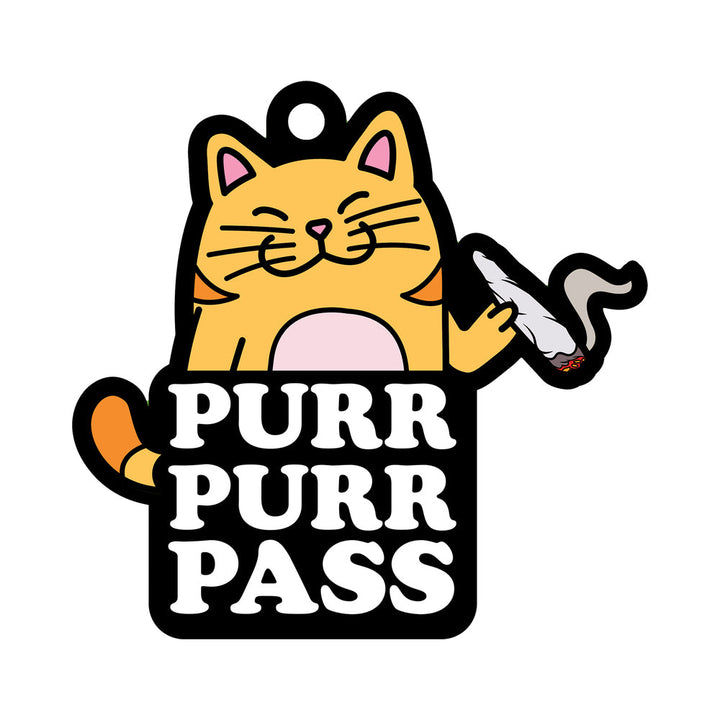 Wood Rocket Air Freshener Purr Purr Pass - Headshop.com
