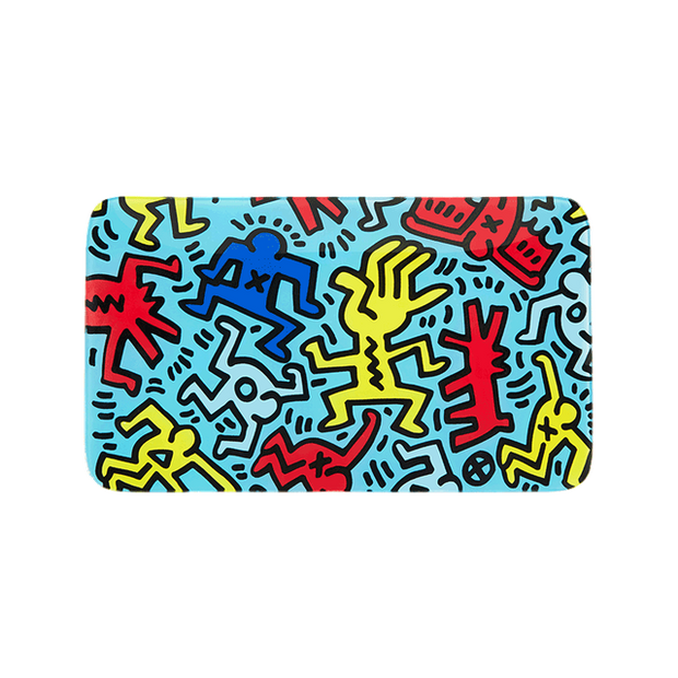 K. Haring Glass Rolling Tray - Headshop.com