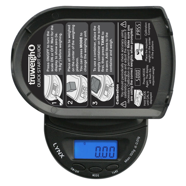 Truweigh Lynx Digital Mini Scale | 100g x 0.01g - Headshop.com