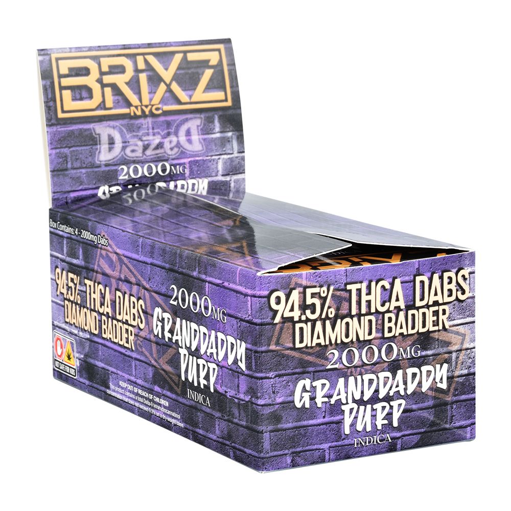 Dazed Brixz NYC THCA Diamond Badder | 2000mg | 4ct