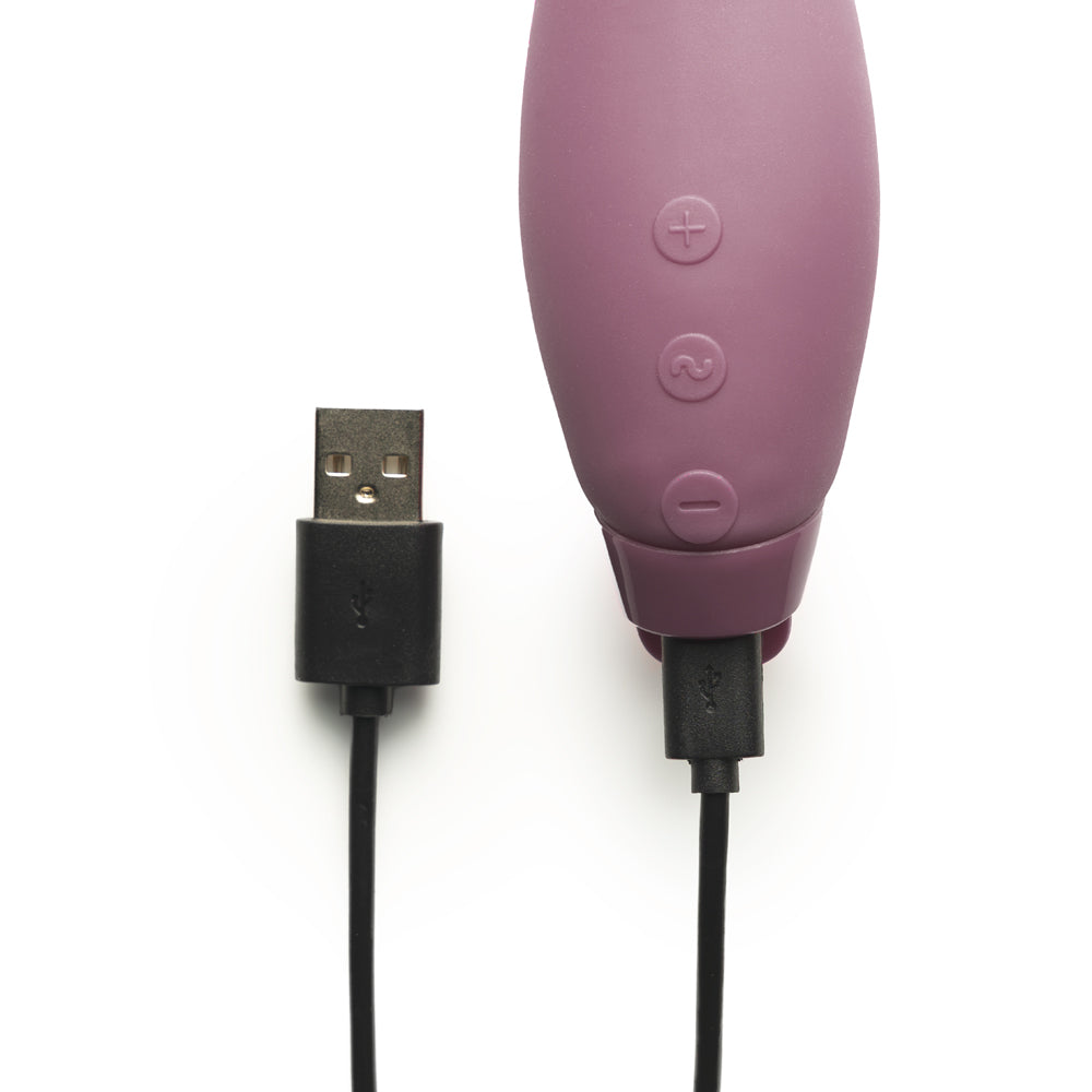 Je Joue Hera Rechargeable Silicone Rabbit Vibrator Purple - Headshop.com