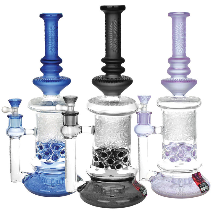 Tataoo Manifest Mandala Water Pipe | 13" | 14mm F - Headshop.com