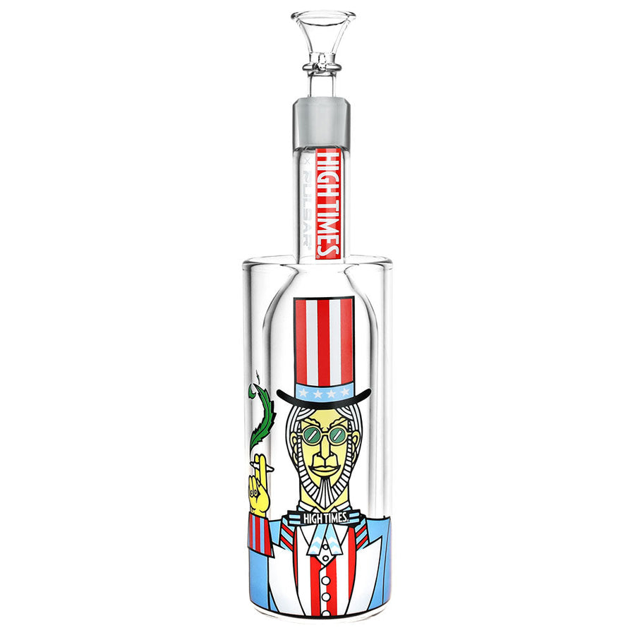 High Times x Pulsar Gravity Water Pipe - Uncle Sam / 11.5" / 19mm F - Headshop.com