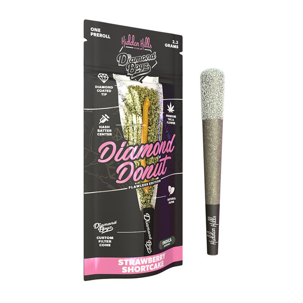 Hidden Hills x Diamond Boys THCA Diamond Donut Pre-Roll | 2.2g | 10ct Display