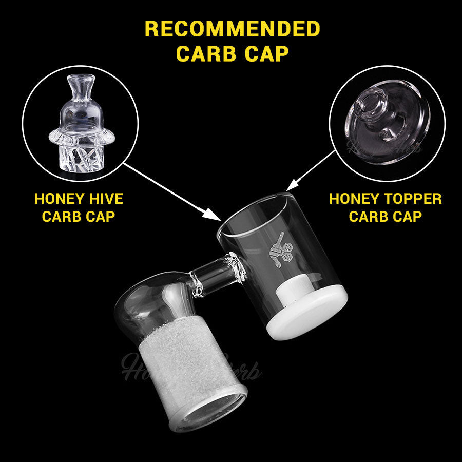 HONEY & MILK CORE REACTOR SIDECAR QUARTZ BANGER - 90° DEGREE | YL - Headshop.com