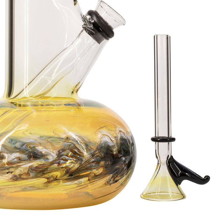 LA Pipes "Smoke Signals" Buoy Fumed Base Bong - Headshop.com